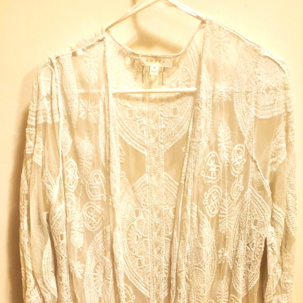 Full length Lace Beach Cover Up